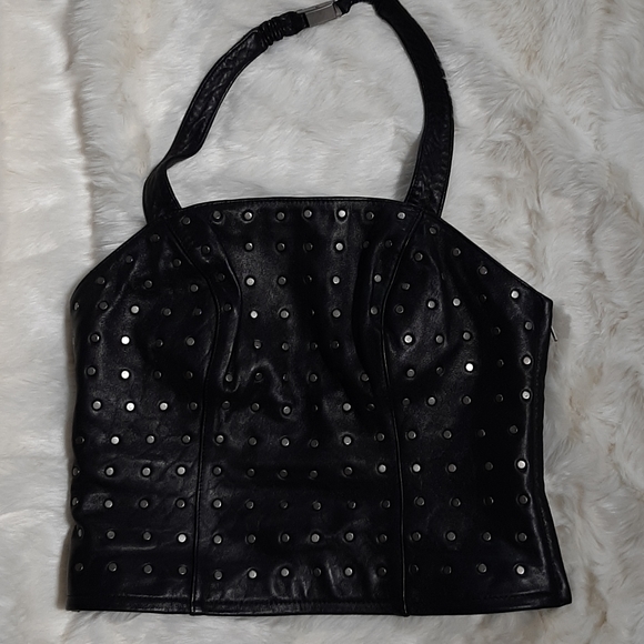 Harley-Davidson Tops - Harley Davidson Leather Halter